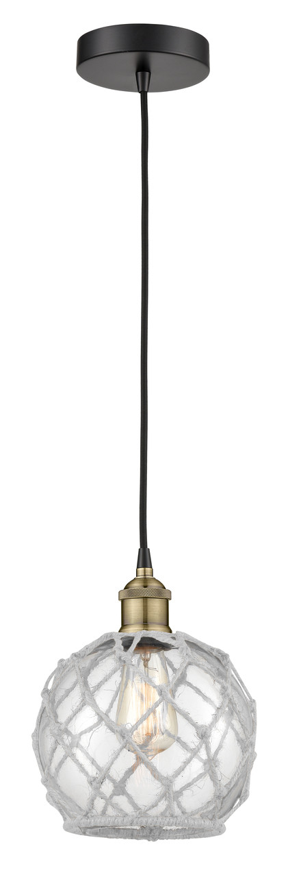 INNOVATIONS 616-1P-BAB-G122-8RW Edison 1 8 inch Multi Pendant Black Antique Brass