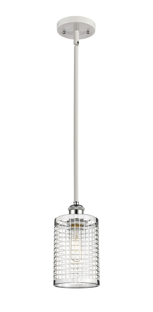INNOVATIONS 516-1S-WPC-M18-PC Nestbrook 1 4.75 inch Multi Pendant White and Polished Chrome