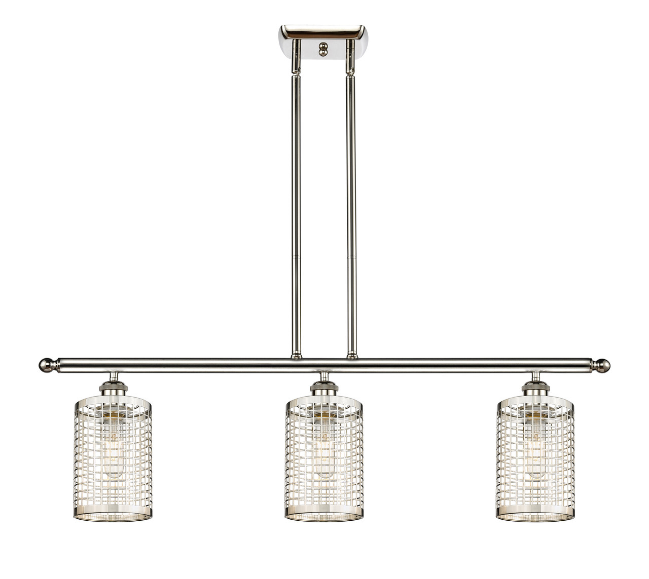 INNOVATIONS 516-3I-PN-M18-PN Nestbrook 3 36 inch Multi Pendant Polished Nickel