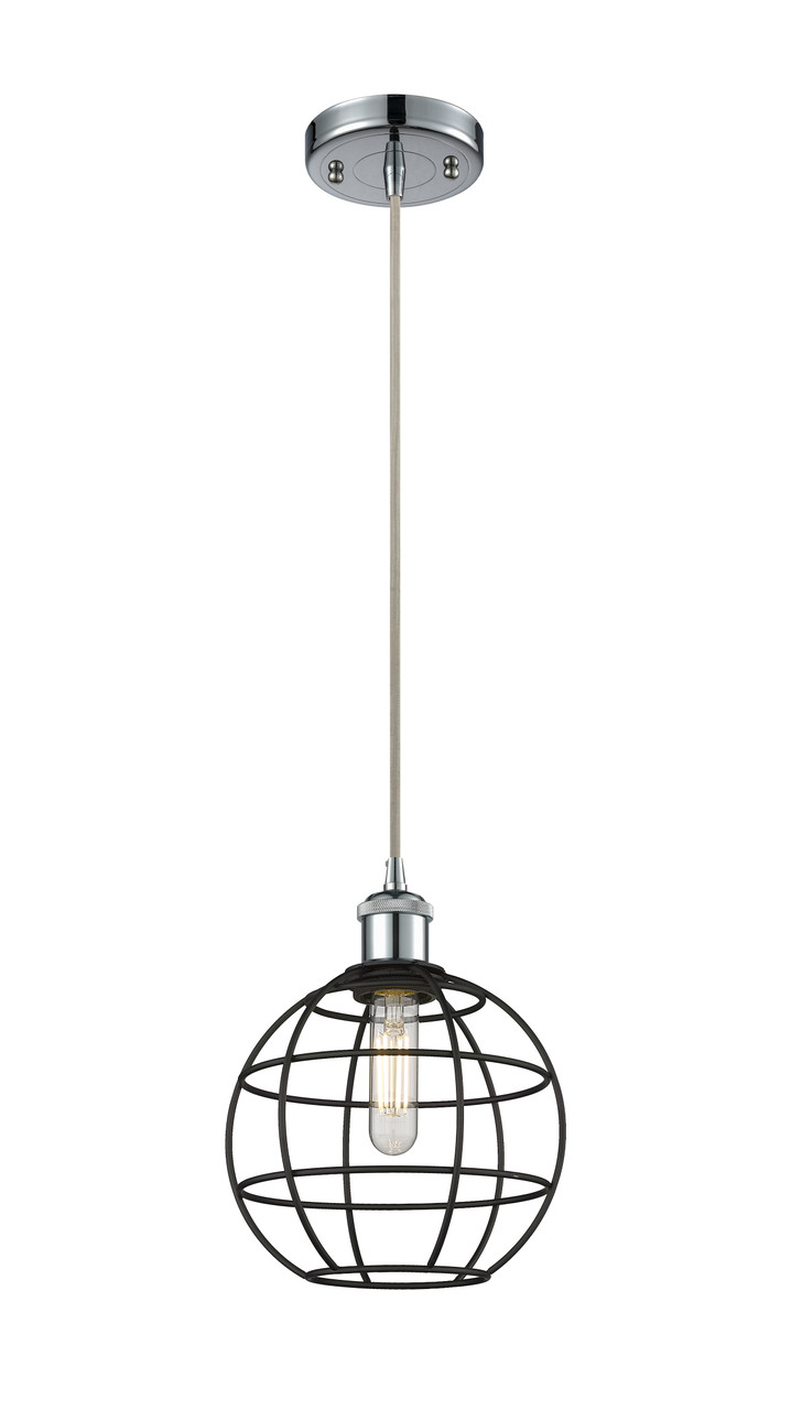 INNOVATIONS 516-1P-PC-CE-8-BK Lake Placid 1 8 inch Multi Pendant Polished Chrome