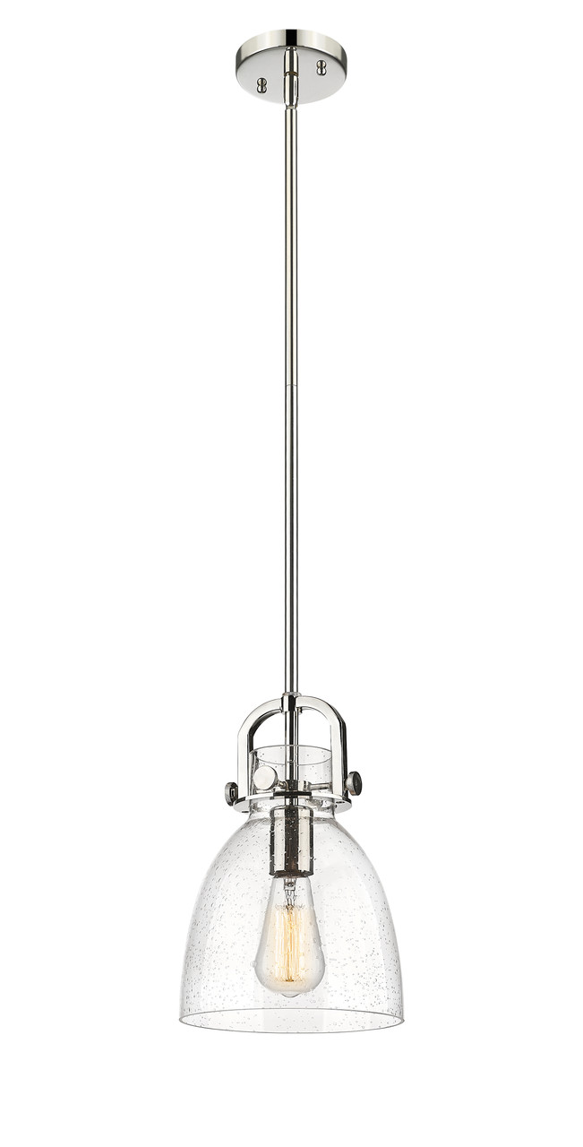 INNOVATIONS 410-1SS-PN-G412-8SDY Newton Bell 1 8 inch Multi Pendant Polished Nickel