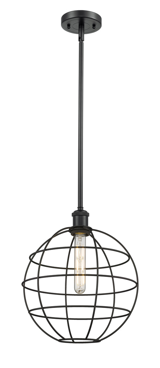 INNOVATIONS 516-1S-BK-CE-12-BK Lake Placid 1 12 inch Multi Pendant Matte Black