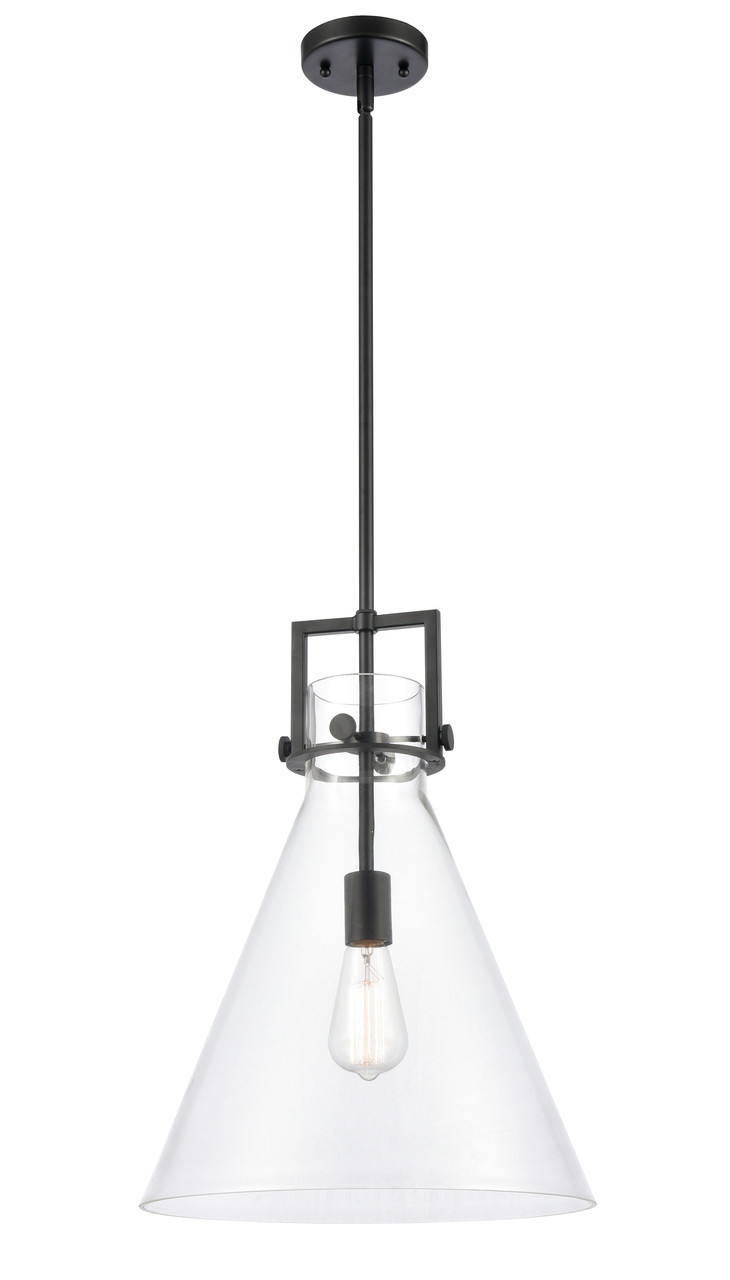 INNOVATIONS 411-1SL-BK-G411-14CL Newton Cone 1 14 inch Multi Pendant Matte Black