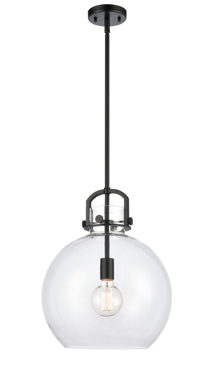 INNOVATIONS 410-1SL-BK-G410-14CL Newton Sphere 1 14 inch Multi Pendant Matte Black