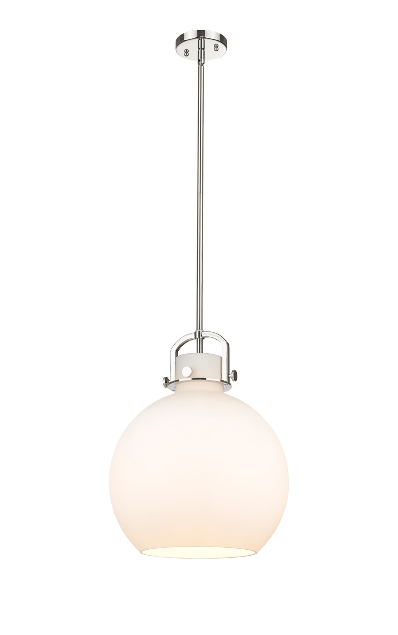 INNOVATIONS 410-1SL-PN-G410-14WH Newton Sphere 1 14 inch Multi Pendant Polished Nickel
