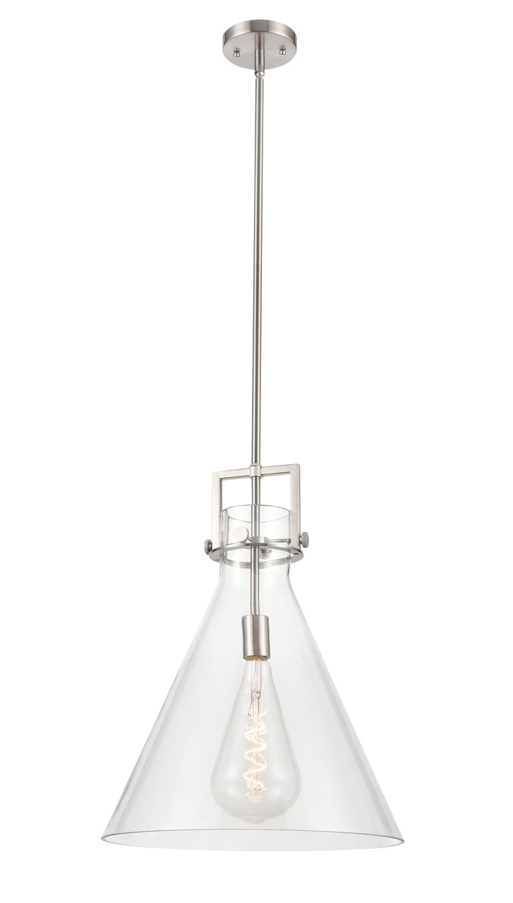 INNOVATIONS 411-1SL-SN-G411-16CL Newton Cone 1 16 inch Multi Pendant Satin Nickel