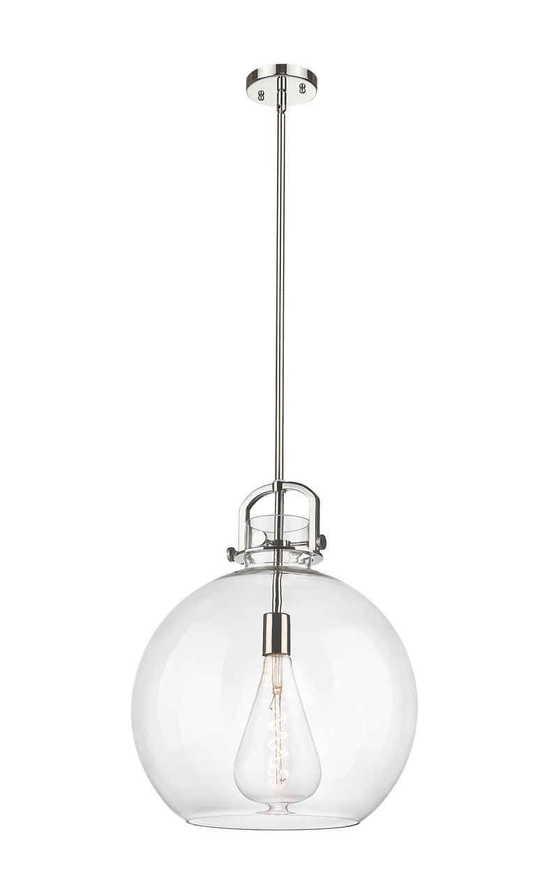 INNOVATIONS 410-1SL-PN-G410-16CL Newton Sphere 1 16 inch Multi Pendant Polished Nickel