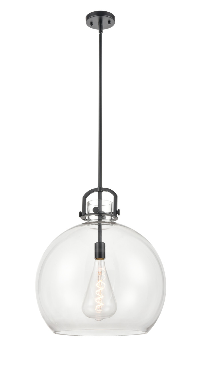 INNOVATIONS 410-1SL-BK-G410-18CL Newton Sphere 1 18 inch Multi Pendant Matte Black