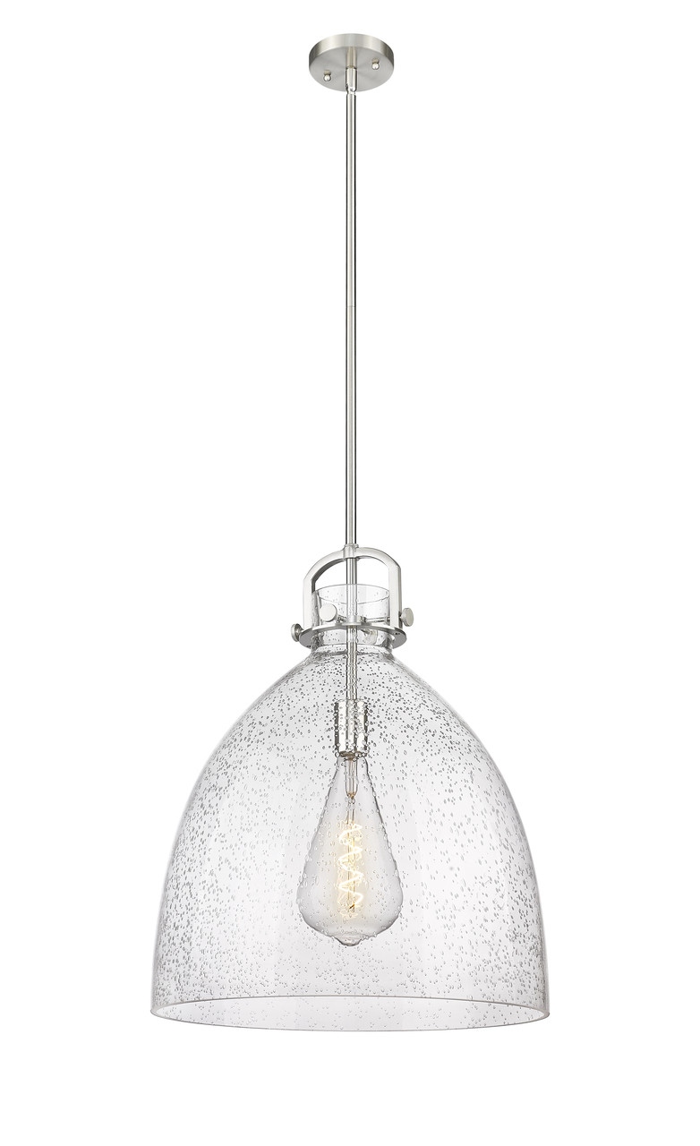 INNOVATIONS 410-1SL-SN-G412-18SDY Newton Bell 1 18 inch Multi Pendant Satin Nickel