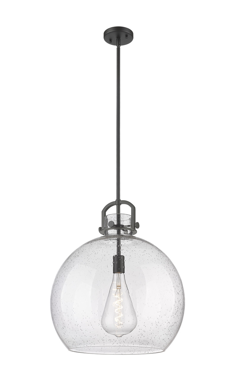 INNOVATIONS 410-1SL-BK-G410-18SDY Newton Sphere 1 18 inch Multi Pendant Matte Black