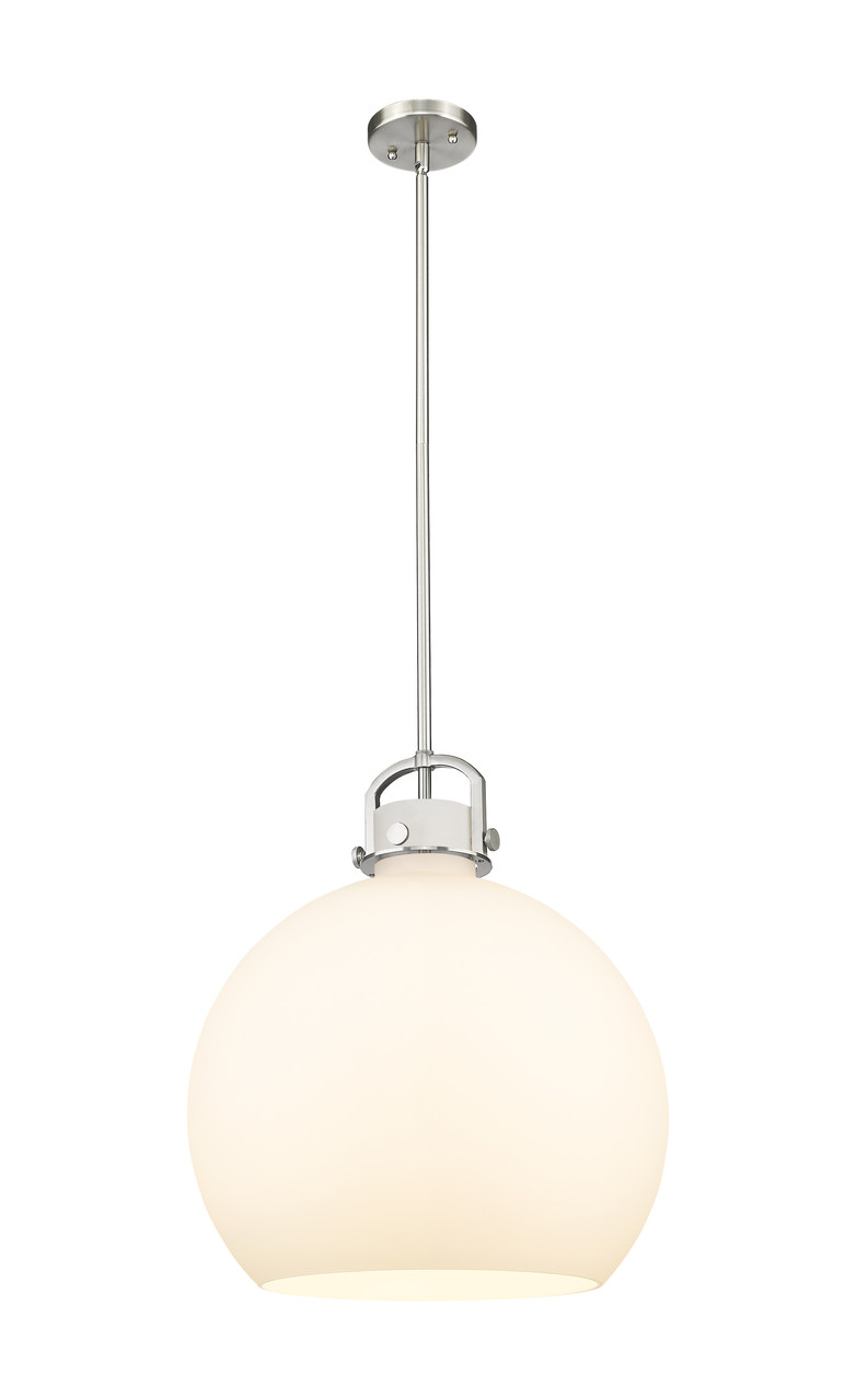 INNOVATIONS 410-1SL-SN-G410-18WH Newton Sphere 1 18 inch Multi Pendant Satin Nickel