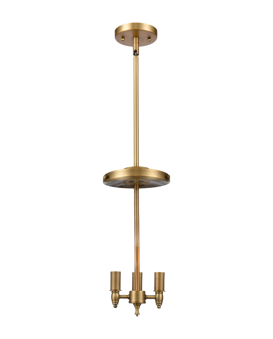 INNOVATIONS 221-3S-BB Lake Placid 3 16 inch Multi Pendant Brushed Brass