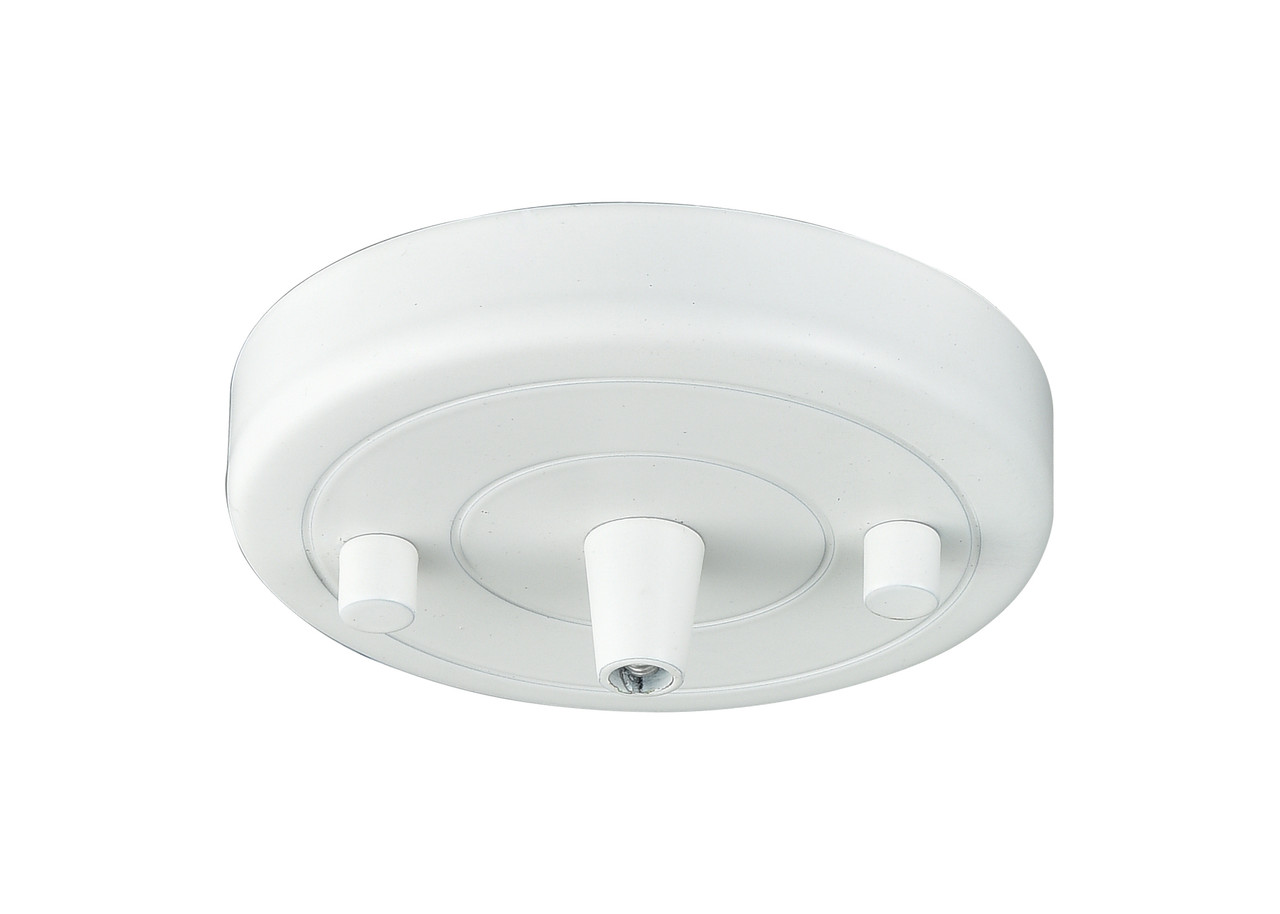 INNOVATIONS 101-W Single Port Round Canopy & Hardware White