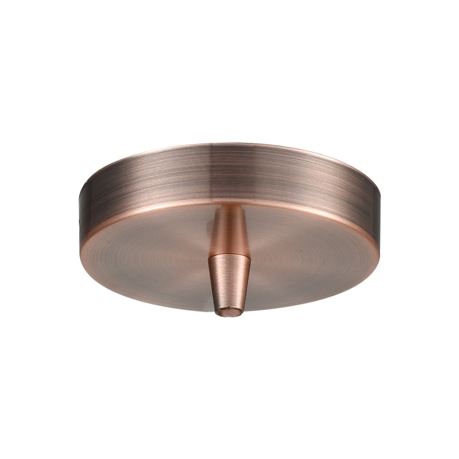INNOVATIONS 100-AC Single Port Round Canopy & Hardware Antique Copper