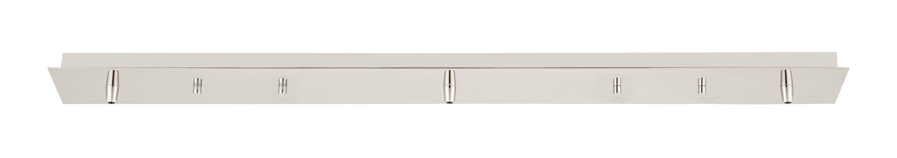 INNOVATIONS 123-PN 5 Light Rectangular Multi Port Canopy Polished Nickel