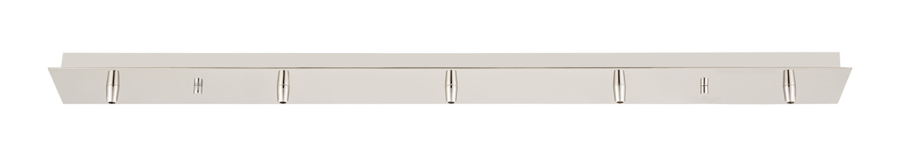 INNOVATIONS 125-PN 5 Light Rectangular Multi Port Canopy Polished Nickel