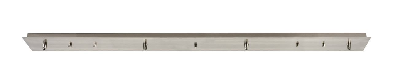INNOVATIONS 124-SN 7 Light Rectangular Multi Port Canopy Satin Nickel