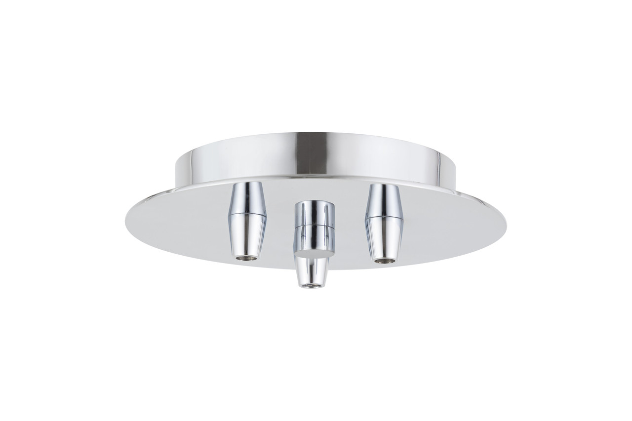 INNOVATIONS 103-PC 3 Light Round Multi Port Canopy Polished Chrome