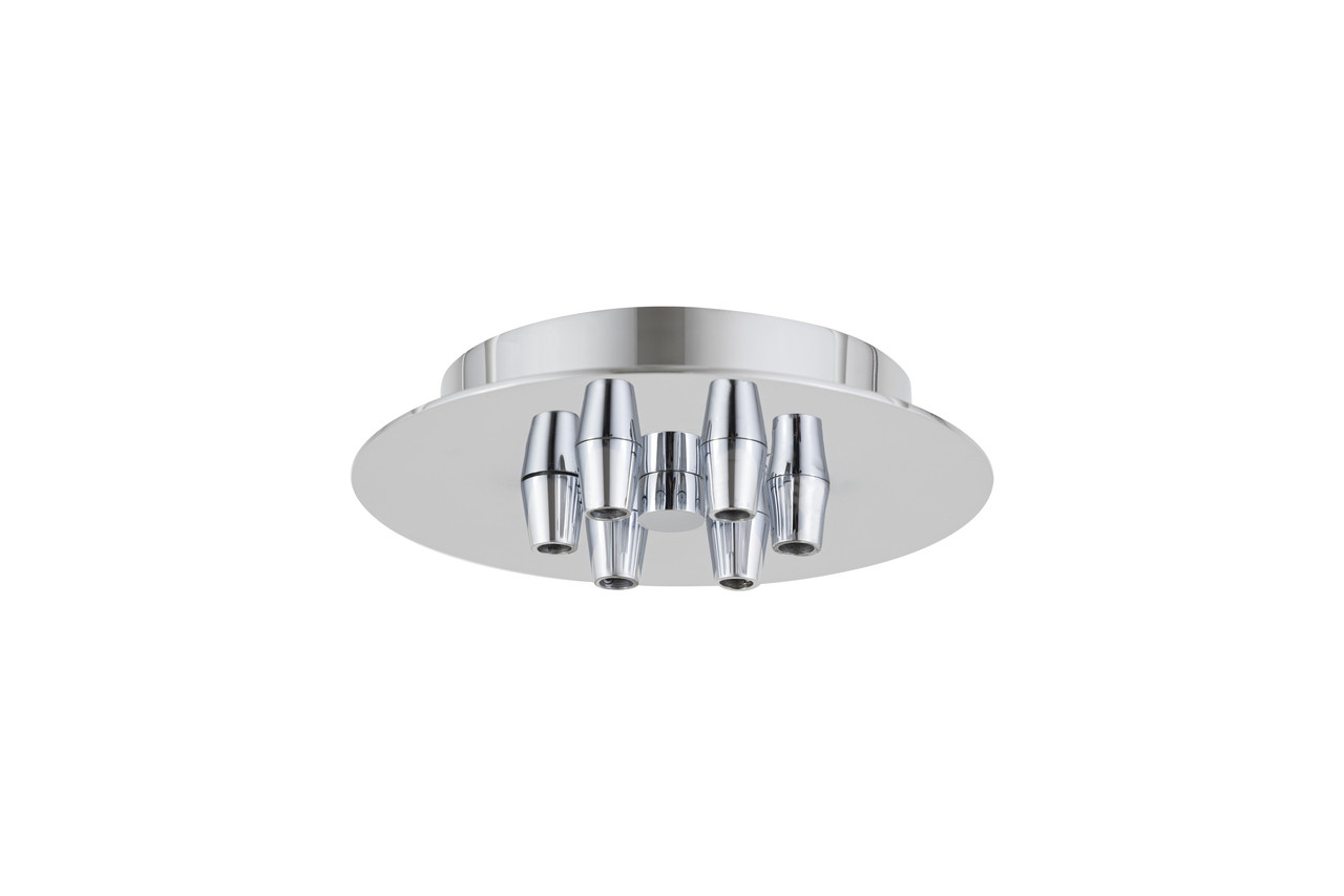 INNOVATIONS 106-PC 6 Light Round Multi Port Canopy Polished Chrome