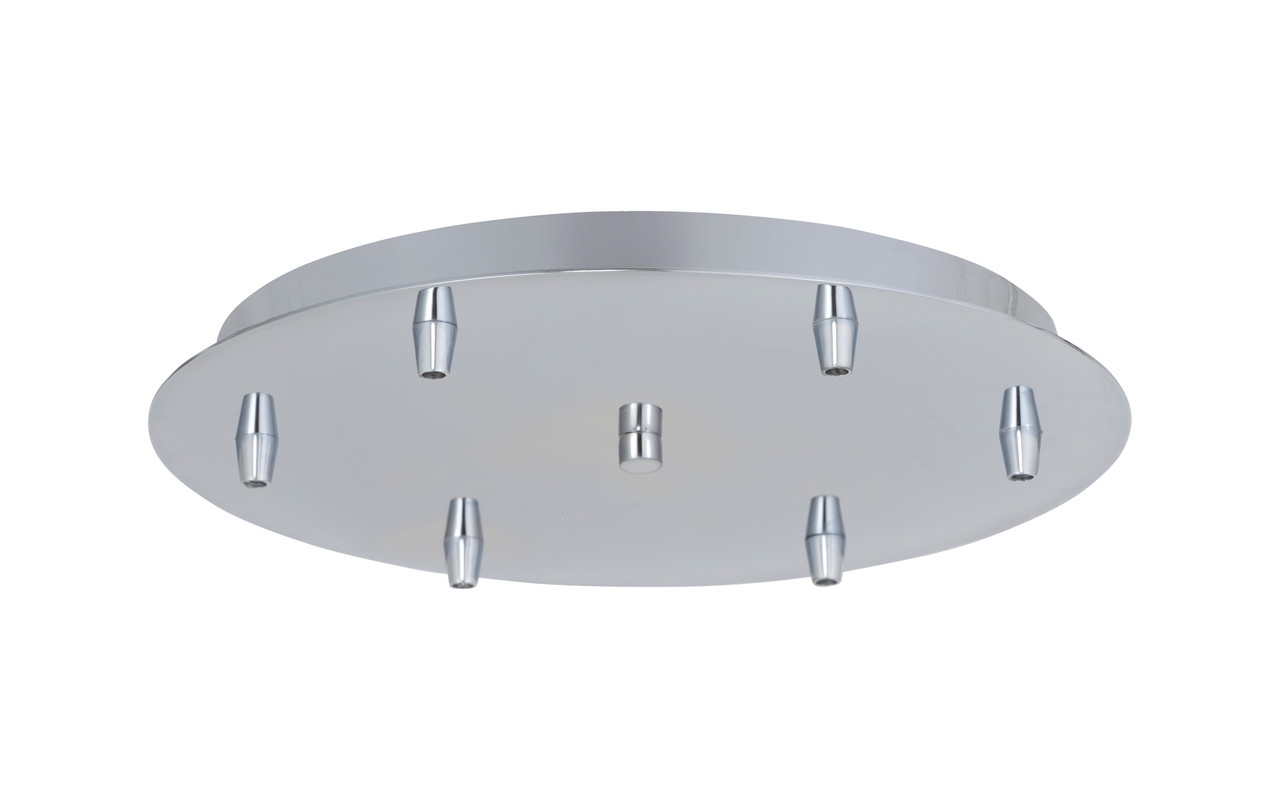 INNOVATIONS 116-PC 6 Light Round Multi Port Canopy Polished Chrome