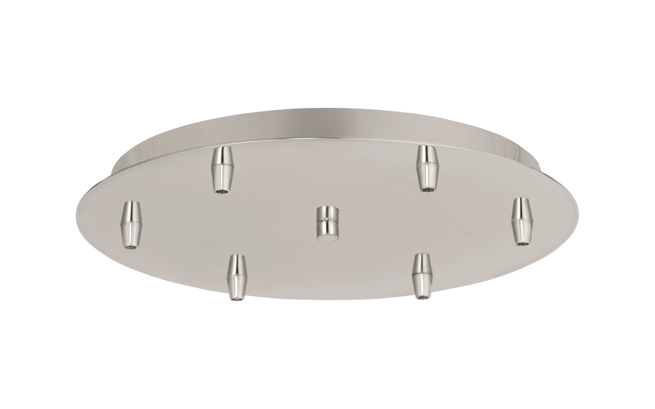 INNOVATIONS 116-PN 6 Light Round Multi Port Canopy Polished Nickel