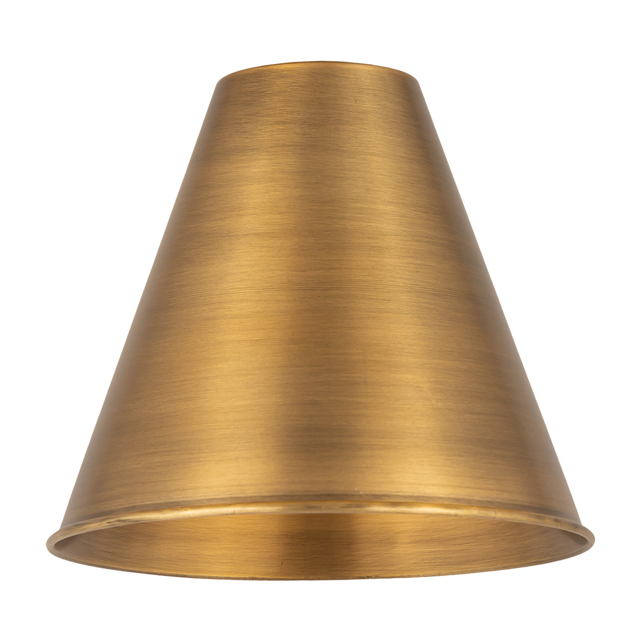 INNOVATIONS MBC-8-BB Ballston Cone Light 8 inch Brushed Brass Metal Shade