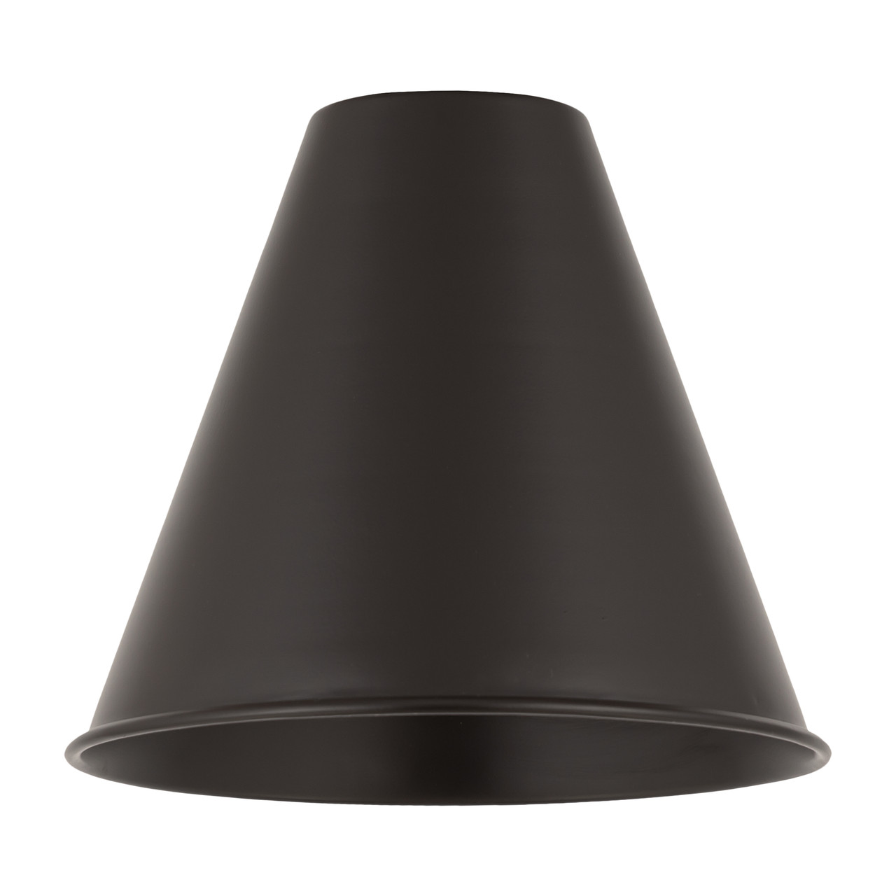 INNOVATIONS MBC-8-BK Ballston Cone Light 8 inch Matte Black Metal Shade