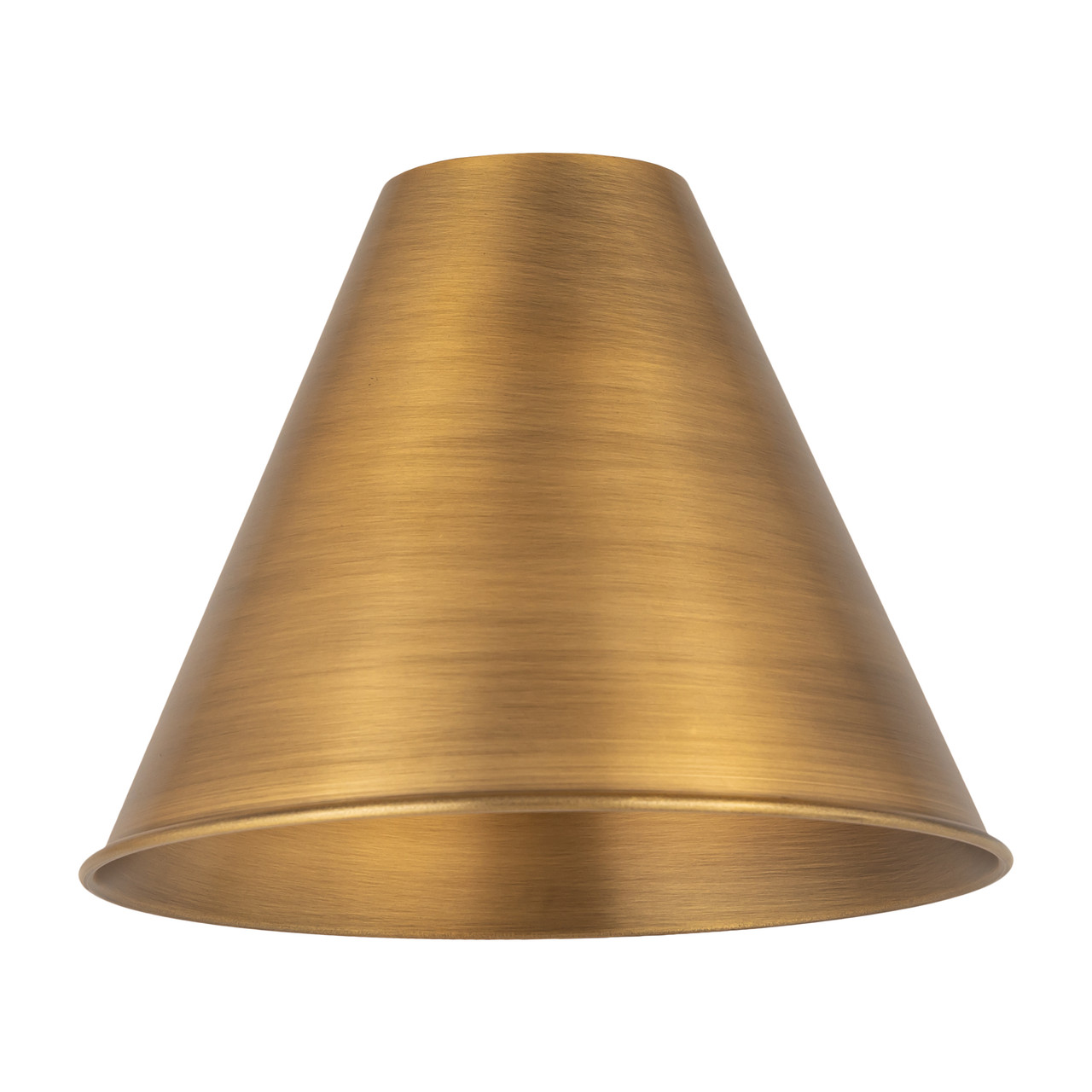 INNOVATIONS MBC-12-BB Ballston Cone Light 12 inch Brushed Brass Metal Shade