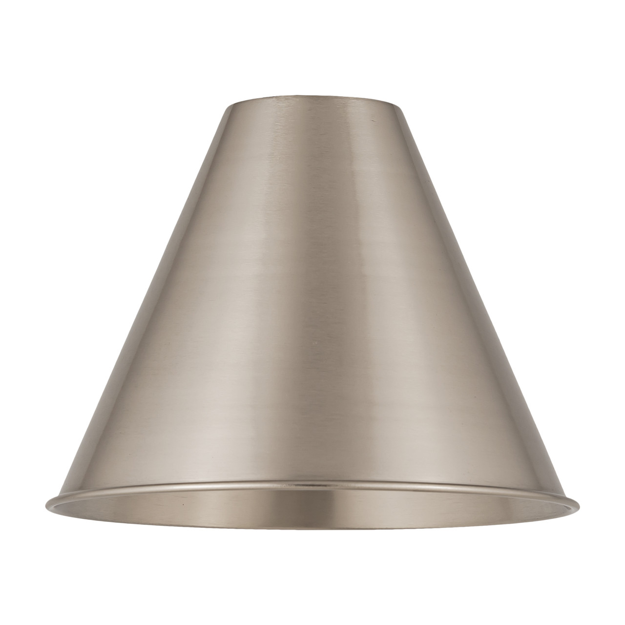 INNOVATIONS MBC-12-SN Ballston Cone Light 12 inch Brushed Satin Nickel Metal Shade