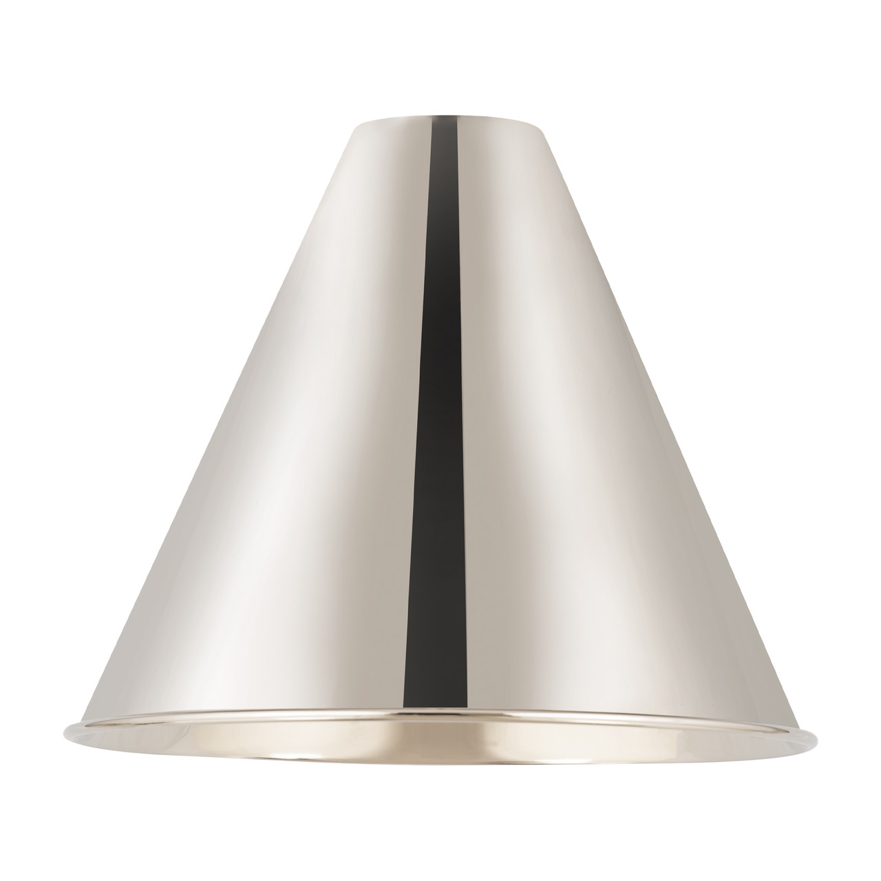 INNOVATIONS MBC-16-PN Ballston Cone Light 16 inch Polished Nickel Metal Shade