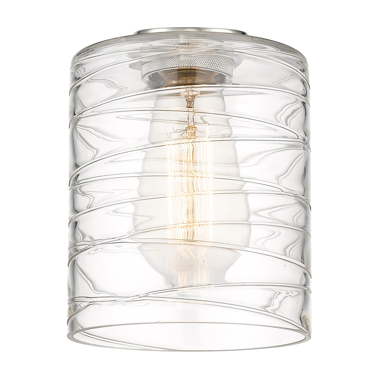 INNOVATIONS G1113 Cobbleskill Light 5 inch Deco Swirl Glass