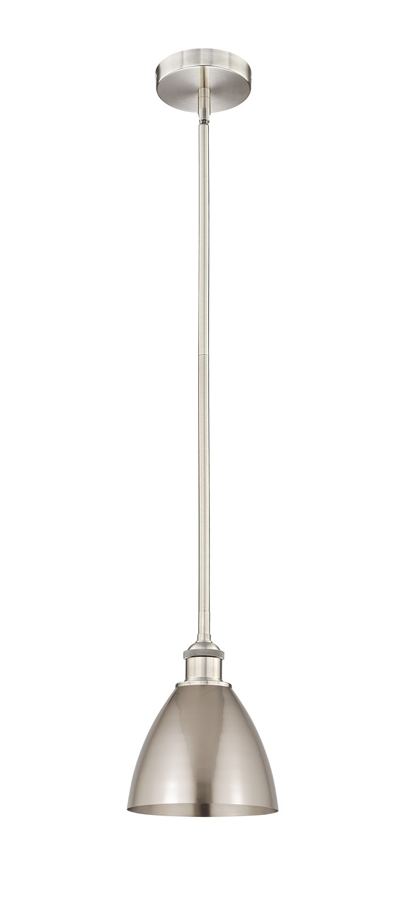 INNOVATIONS 616-1S-SN-MBD-75-SN Edison Dome 1 Light 7.5 inch Mini Pendant Brushed Satin Nickel