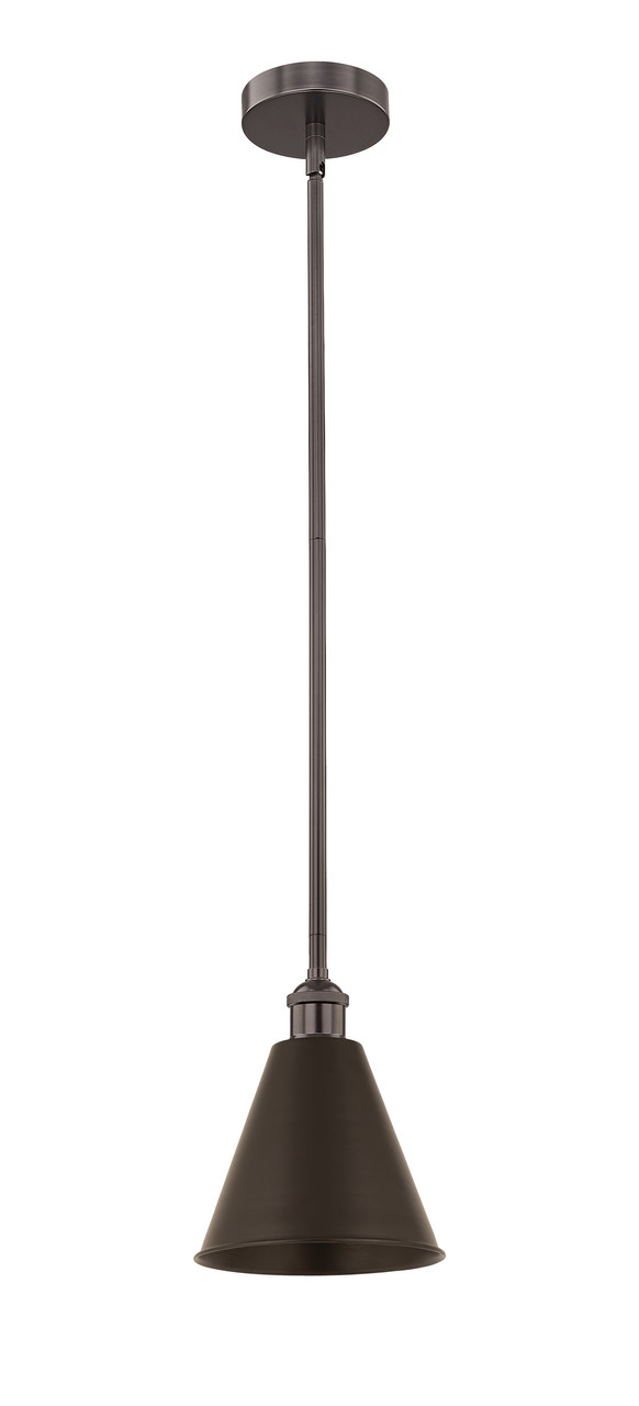 INNOVATIONS 616-1S-OB-MBC-8-OB Edison Cone 1 Light 8 inch Mini Pendant Oil Rubbed Bronze