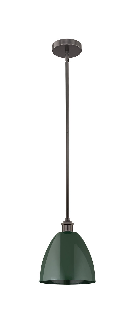 INNOVATIONS 616-1S-OB-MBD-9-GR Plymouth Dome 1 Light 9 inch Mini Pendant Oil Rubbed Bronze