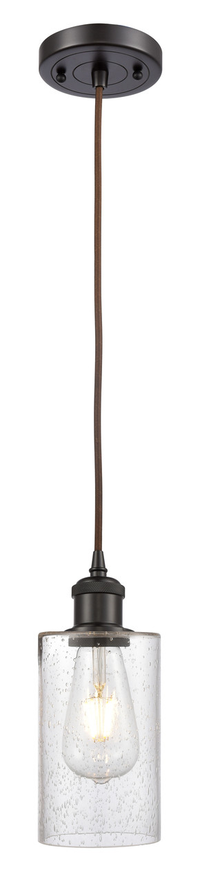 INNOVATIONS 516-1P-OB-G804 Clymer 1 3.875 inch Mini Pendant Oil Rubbed Bronze