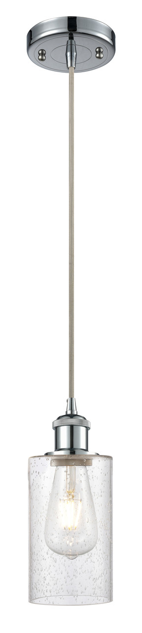 INNOVATIONS 516-1P-PC-G804 Clymer 1 3.875 inch Mini Pendant Polished Chrome