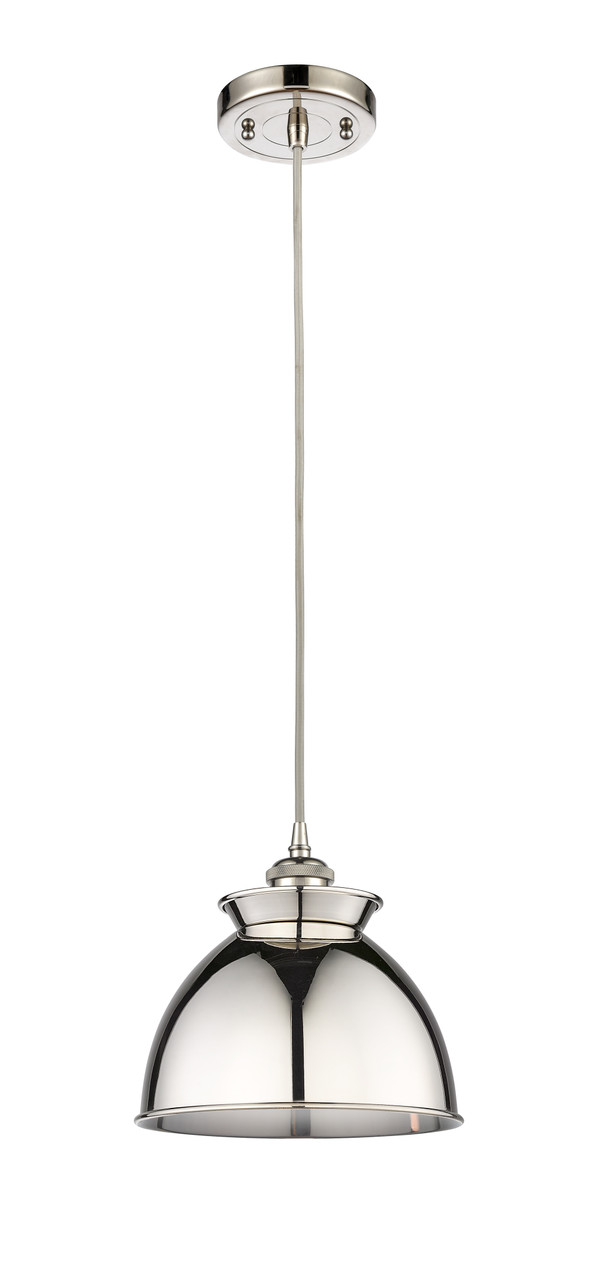 INNOVATIONS 516-1P-PN-M14-PN Adirondack 1 8.125 inch Mini Pendant Polished Nickel