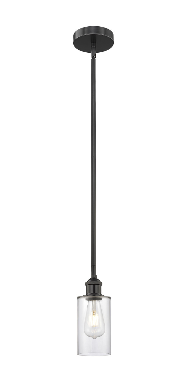 INNOVATIONS 616-1S-BK-G802 Clymer 1 Light 3.875 inch Mini Pendant Matte Black