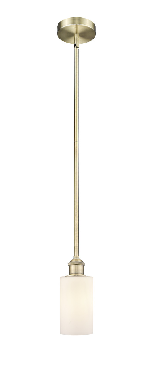 INNOVATIONS 616-1S-AB-G801 Clymer 1 Light 3.875 inch Mini Pendant Antique Brass