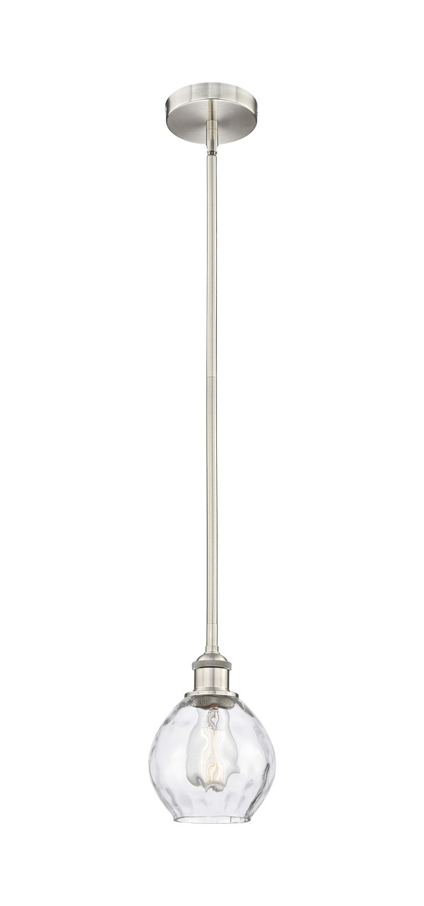INNOVATIONS 616-1S-SN-G362 Waverly 1 Light 6 inch Mini Pendant Brushed Satin Nickel