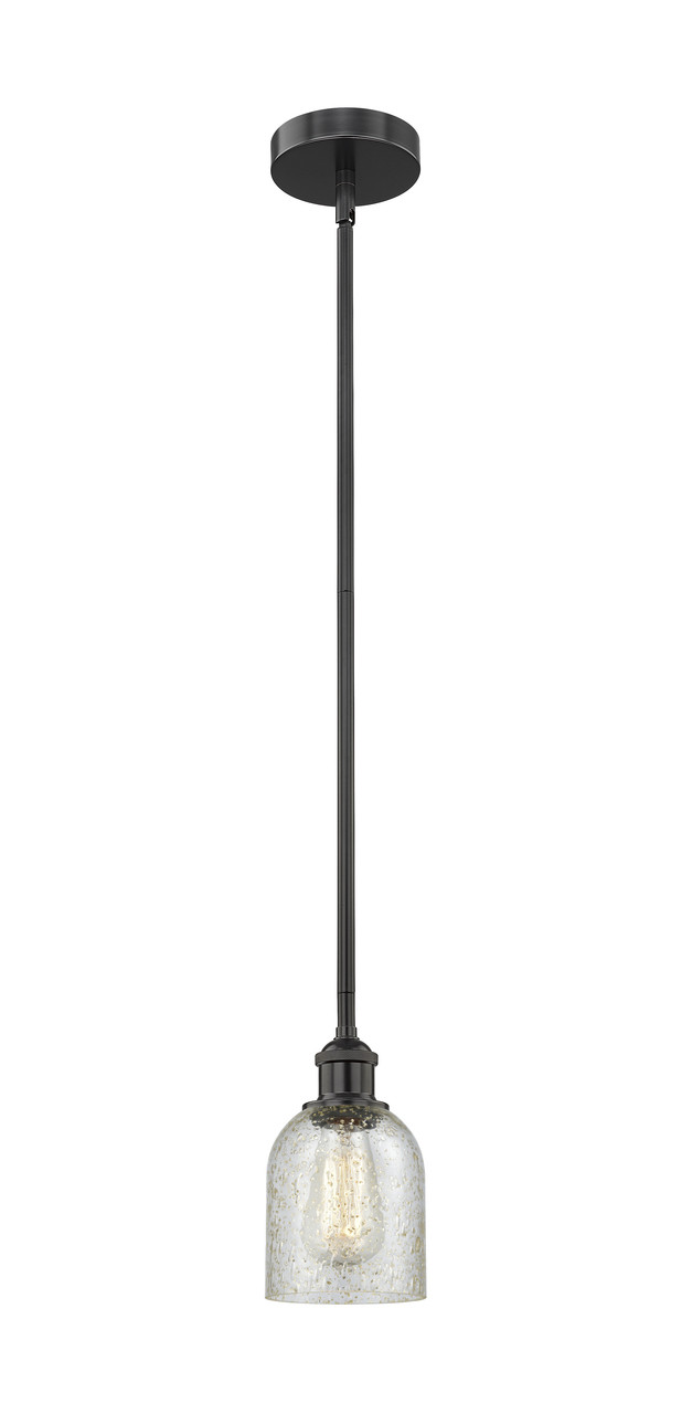 INNOVATIONS 616-1S-BK-G259 Caledonia 1 Light 5 inch Mini Pendant Matte Black