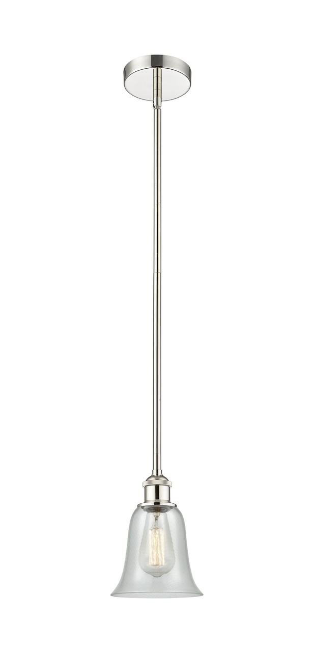 INNOVATIONS 616-1S-PN-G2812 Hanover 1 Light 6.25 inch Mini Pendant Polished Nickel