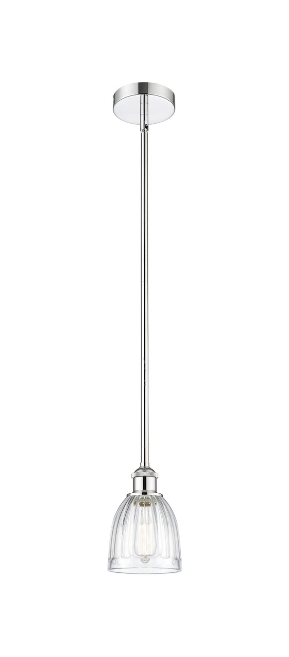 INNOVATIONS 616-1S-PC-G442 Brookfield 1 Light 5.75 inch Mini Pendant Polished Chrome