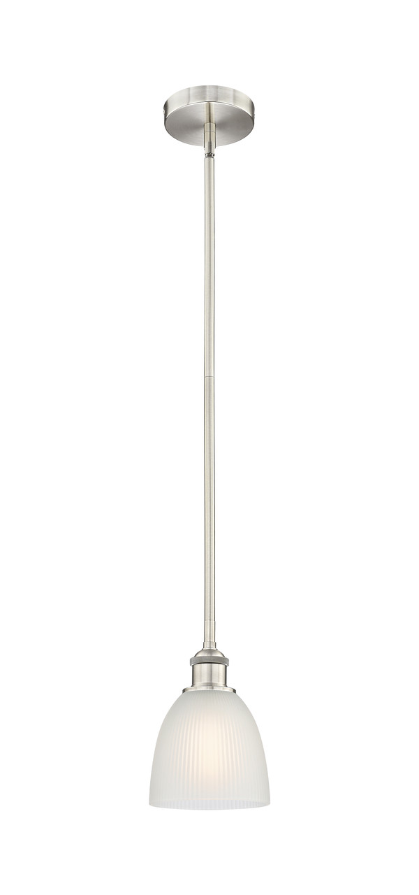INNOVATIONS 616-1S-SN-G381 Castile 1 Light 6 inch Mini Pendant Brushed Satin Nickel