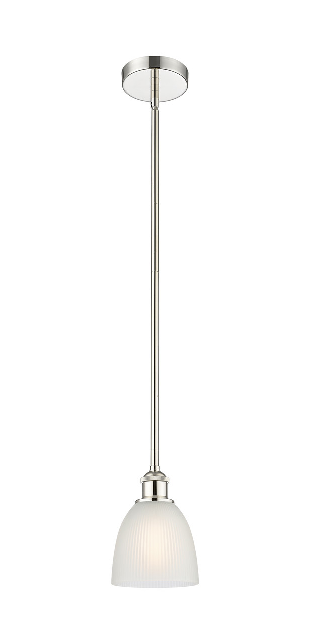 INNOVATIONS 616-1S-PN-G381 Castile 1 Light 6 inch Mini Pendant Polished Nickel