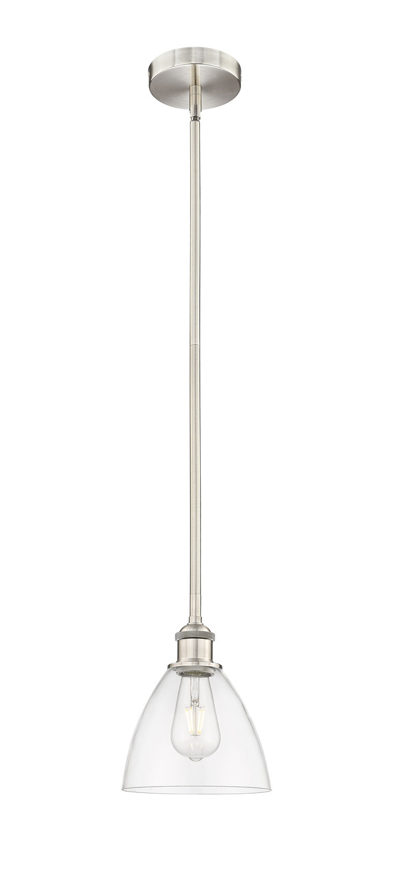 INNOVATIONS 616-1S-SN-GBD-752 Edison Dome 1 Light 7.5 inch Mini Pendant Brushed Satin Nickel