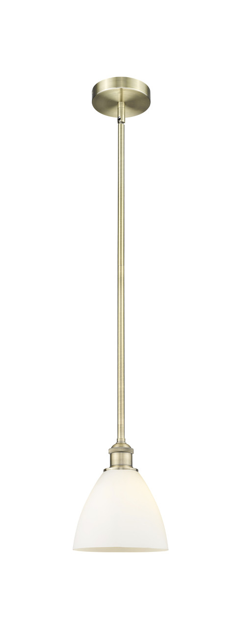 INNOVATIONS 616-1S-AB-GBD-751 Edison Dome 1 Light 7.5 inch Mini Pendant Antique Brass