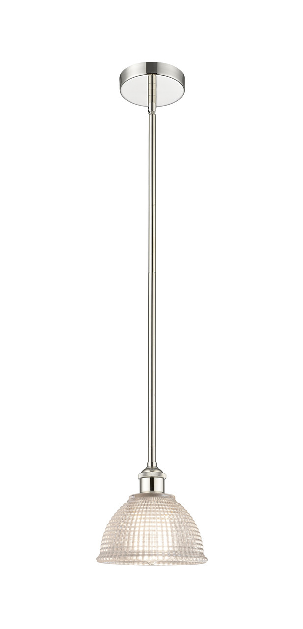 INNOVATIONS 616-1S-PN-G422 Arietta 1 Light 8 inch Mini Pendant Polished Nickel