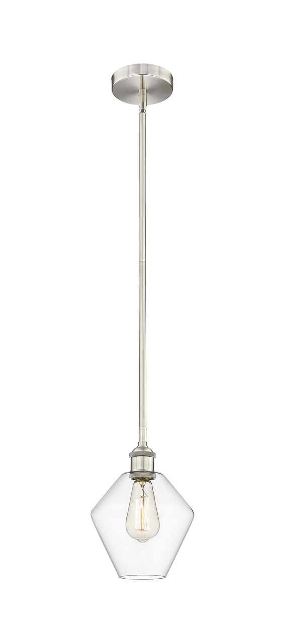INNOVATIONS 616-1S-SN-G652-8 Cindyrella 1 Light 8 inch Mini Pendant Brushed Satin Nickel