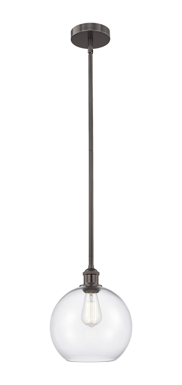 INNOVATIONS 616-1S-OB-G122-10 Athens 1 Light 10 inch Mini Pendant Oil Rubbed Bronze